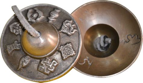 Hand Cymbals Manjira Pair In Brass Handmade Indian Musical Instrument