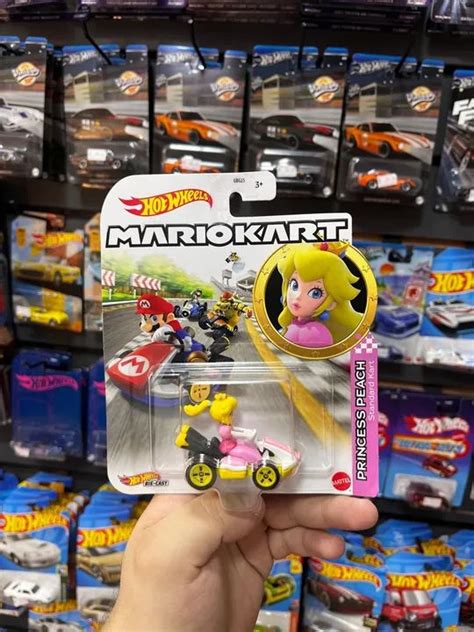 Hot Wheels Premium Princess Peach Standard Kart Hobbies E Cole Es Santa Teresinha S O