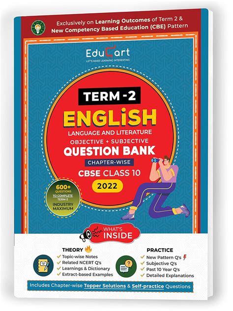 Educart Term II CBSE Class 10 English Language And Literature Question