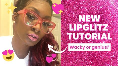 Hot Gyrl Pynk LipGlitz Application Tutorial YouTube