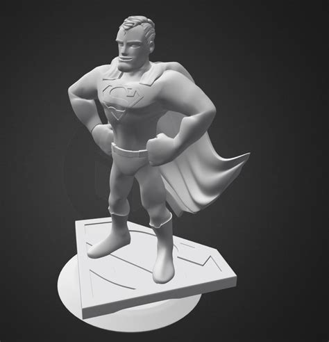 Superman 3d Print 3d Model 3d Printable Cgtrader