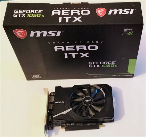 Karta Graficzna MSI GeForce GTX 1050 Ti AERO ITX 4GB OCV1 4 GB