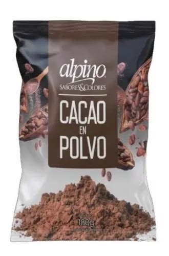 Cacao Amargo En Polvo Gr Alpino Mercadolibre