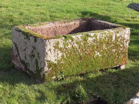 Small Antique Garden Trough Lichen Garden Antiques