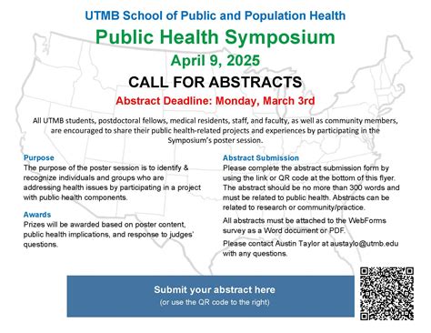 Save the Date: April 9, 2025, Public Health Symposium