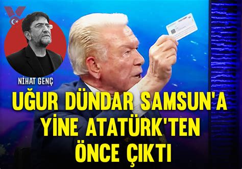 Veryansıntv on Twitter Nihat Genç yazdı Uğur Dündar Samsuna