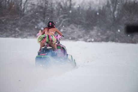 Bikini Snowmobile Rally The Batavian