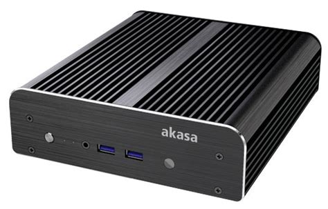 Корпус Akasa Newton S предназначен для мини-ПК Intel NUC и обеспечивает ...