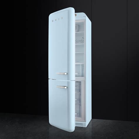 Smeg FAB32UPBLN 11 7 Cu Ft Bottom Freezer Refrigerator With 3