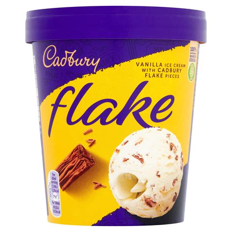 Cadbury Flake 99 Ice Cream Tub 480ml Ice Cream Tubs Iceland Foods