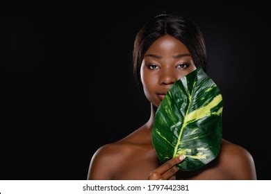 African American Naked Woman Green Exotic Stock Photo Shutterstock