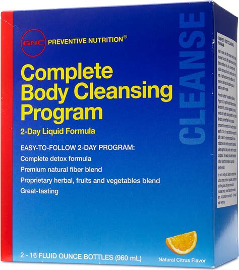 Gnc Complete Body Cleansing Program Save At Priceplow