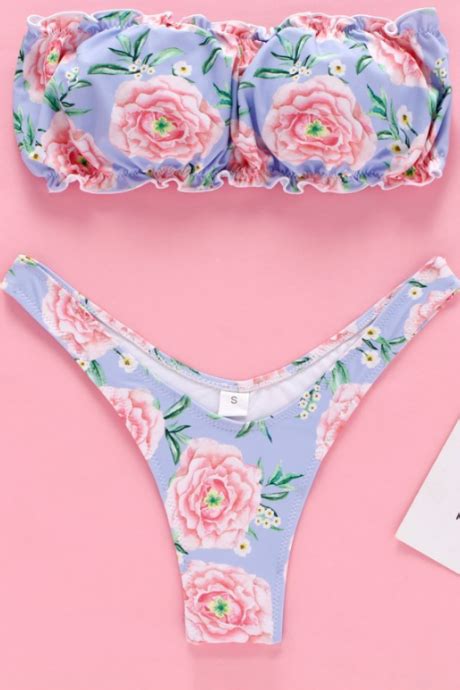 Solid Color Sexy Sequins Bikini Swimwear Suit GFD RT On Luulla