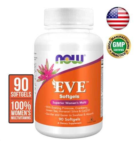 NOW EVE Ева Женские витамины (таблетки массой 1530,00 мг), 90 softgels ...