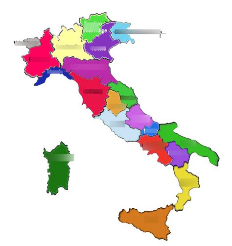 Regionen von Italien und ihre Hauptstädte Diagram Quizlet