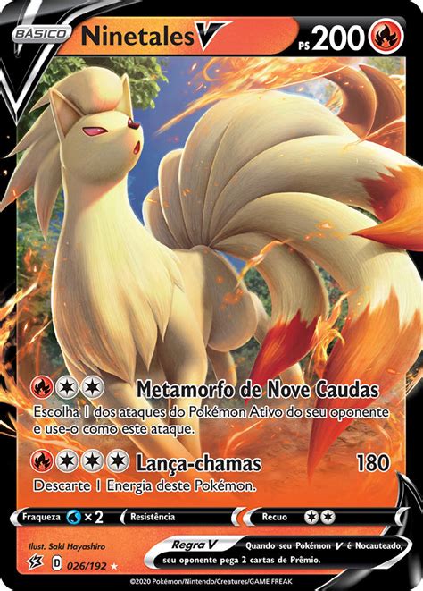 Ninetales V Pok Mon Myp Cards