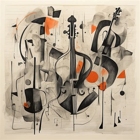 Jazz Music Abstract Art Print Free Stock Photo - Public Domain Pictures