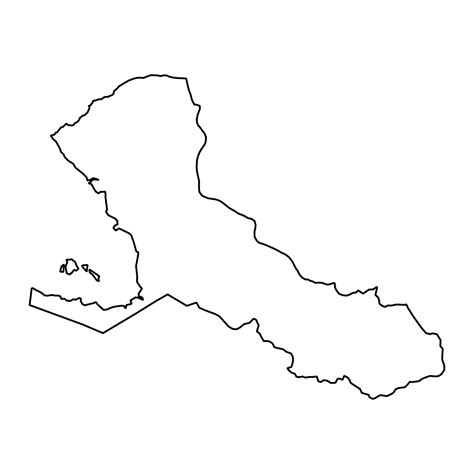 Rio San Juan Department map, administrative division of Nicaragua