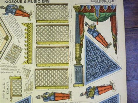 Grandes Constructions Kiosque Et Musiciens Imagerie DÉpinal