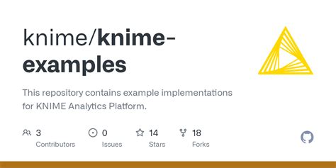 Github Knimeknime Examples This Repository Contains Example