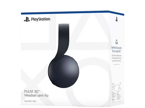 Headset Sem Fio Pulse 3d Midnight Black Playstation 5 Legião Games