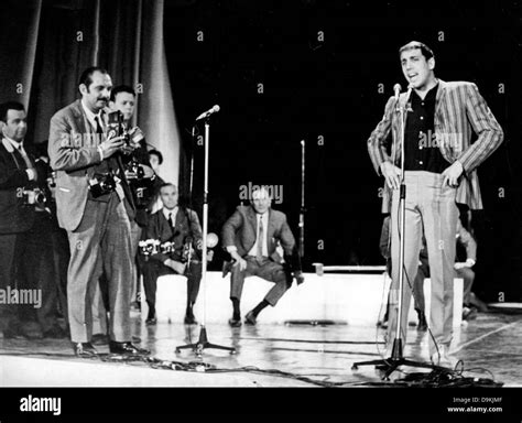 Adriano Celentano San Remo Festival Stock Photo Alamy