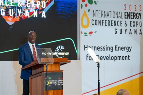 The Prime Minister’s Speech at Guyana’s International Energy Conference