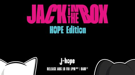 Btss J Hope To Release Physical Album Version Of Jack In The Box