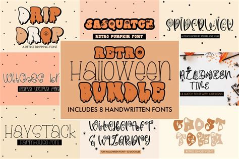 Retro Halloween Bundle Font Free Download - FreeFontDL