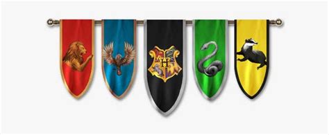 The Hogwarts - Hogwarts House Banners Png PNG Image | Transparent PNG ...