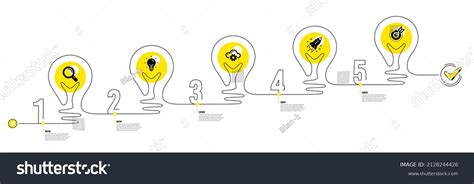 3,832 Bulb Timeline Infographics Stock Vectors and Vector Art | Shutterstock