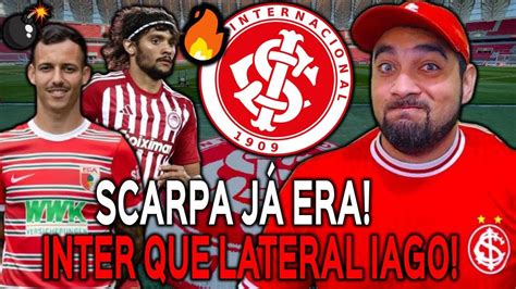 ADEUS A SCARPA INTER QUER BOM LATERAL ESQUERDO RIVER PODE