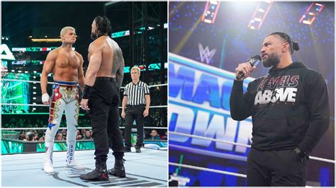 cody rhodes seemingly takes  shot  roman reigns   wwe smackdown