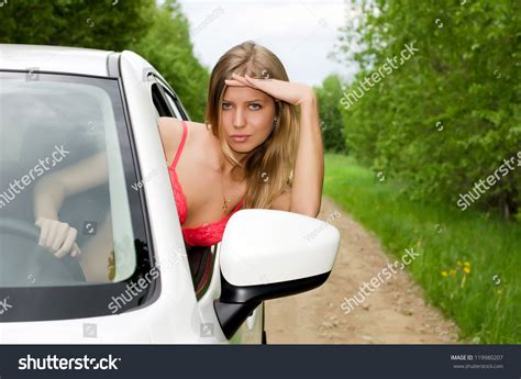 Sexual Girl Bikini Car Stock Photo Edit Now