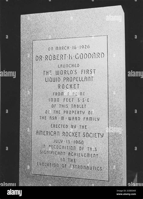 Dr Robert H Goddard Hi Res Stock Photography And Images Alamy