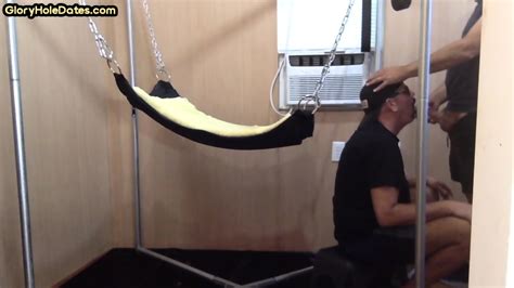 Deepthroating Mature Gay Fucked In Sling In Homemade Anal