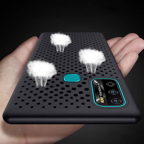 เคสมอถอ แบบนม กนกระแทก ระบายความรอน บางพเศษ สาหรบ Infinix Hot Play Lite Smart