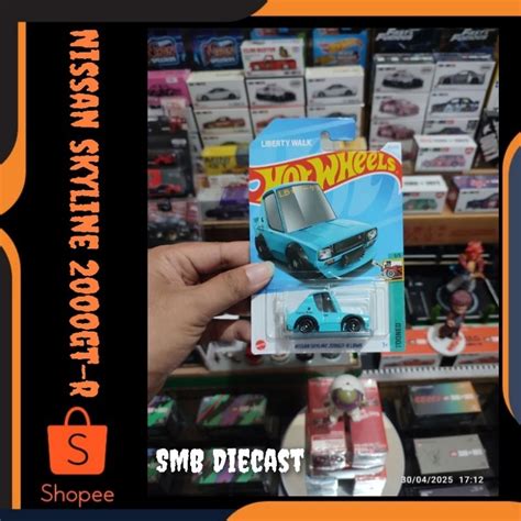 Jual HOT WHEELS NISSAN SKYLINE 2000GT R LBWK BIRU Shopee Indonesia