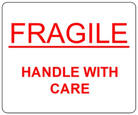 Fragile Label Printable – printable label templates