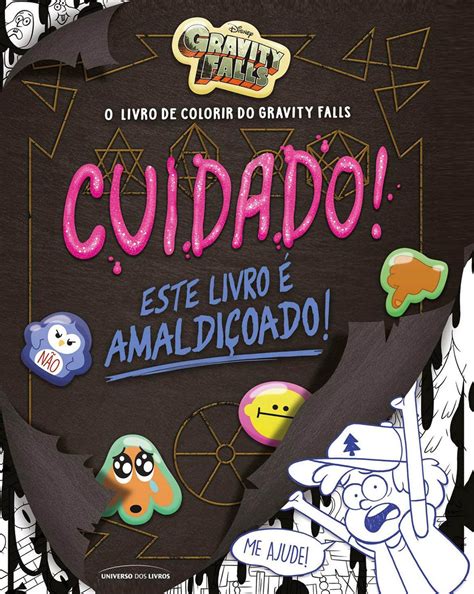Livro De Gravity Falls - Diário Perdido De Gravity Falls 3 + Livro Color Capa Dura ...