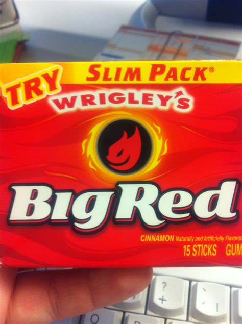 DIANA LUELLA: Worlds best gum! BIG RED cinnamon