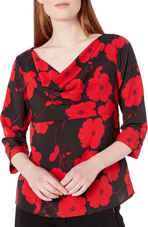 Amazon Lark Ro Women S Poppy Blouse Poppy Medium Clothing