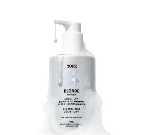 YOPE BLONDE MY HAIR ACIDOPHILES SHAMPOO FÜR BLONDES UND AUFGEHELLTES HAAR 300ML ACIDOPHILES