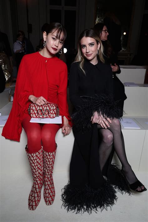 March 05 Valentino Paris Fashion Week Ero 012 Emma Roberts