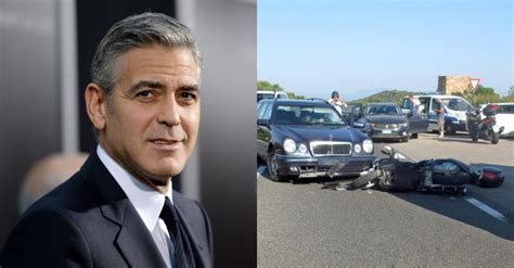 Footage Of George Clooneys Horrifying Motorcycle Crash In Italy Has