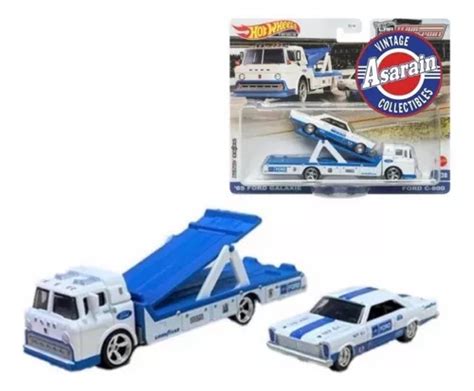 Ford Galaxie 65 Ford C 800 Team Transport Hot Wheels 1 64 Parcelamento Sem Juros