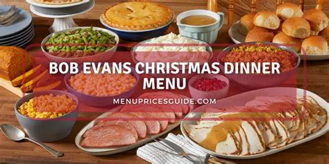 Bob Evans Christmas Dinner Prices 2023 - Menu Prices Guide