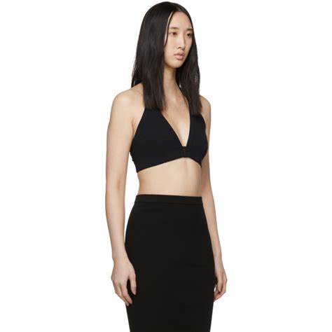 Rick Owens Black Triangle Bikini Top Rick Owens