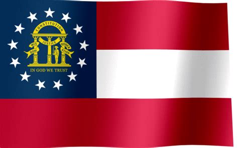 Georgia (U.S. state) Flag GIF | All Waving Flags