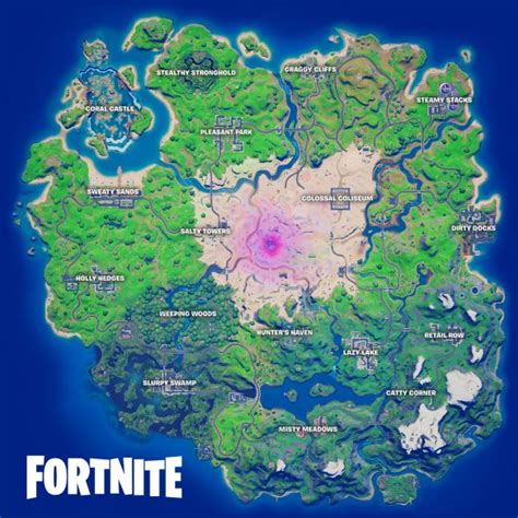 Fortnite: Chapter 2 Season 5 Map Changes - Colossal Coliseum, Salty ...